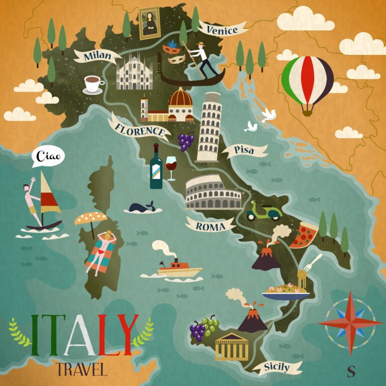 Cartina Italia - Michele Sergio