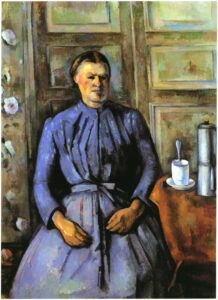 Cezanne -Donna con la caffettiera