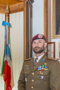 Il Colonnello Alberto Valent, Comandante della Scuola Militare Nunziatella