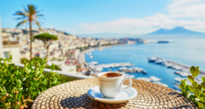 Il Caffè sul Golfo di Napoli di Ekaterina Pokrovsky