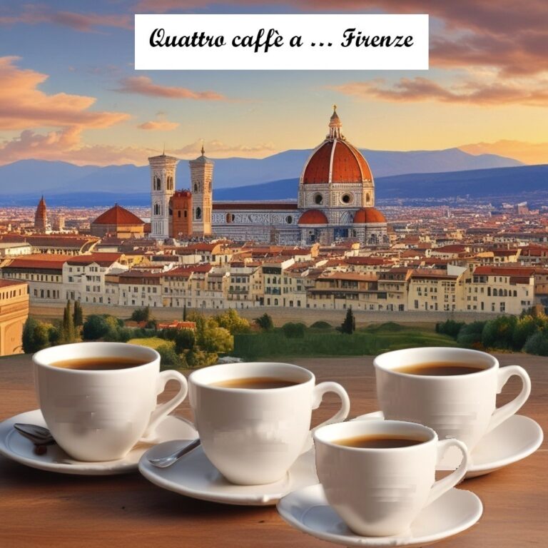 quattro caffè a Firenze - Michele Sergio