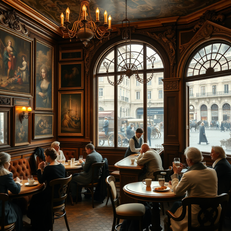 l'arrivo del caffè a Vienna - Michele Sergio