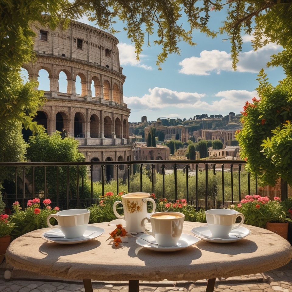 Quattro caffè a ... Roma - Michele Sergio